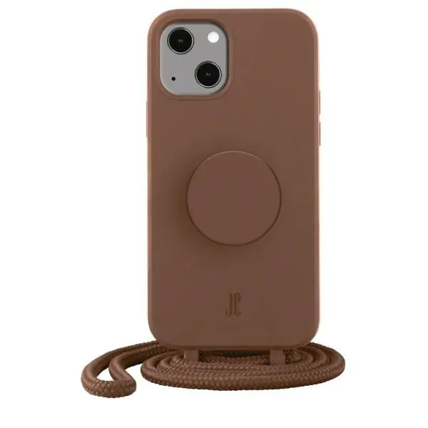 ⁨Case JE PopGrip iPhone 14 6.1" brown/brown sugar 30143 (Just Elegance)⁩ at Wasserman.eu