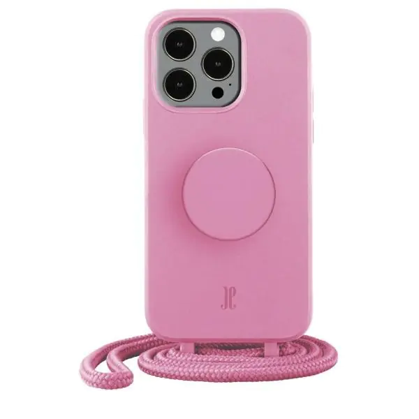 ⁨Etui JE PopGrip iPhone 13 Pro Max 6,7" pastelowy różowy/pastel pink 30138 AW/SS23 (Just Elegance)⁩ w sklepie Wasserman.eu