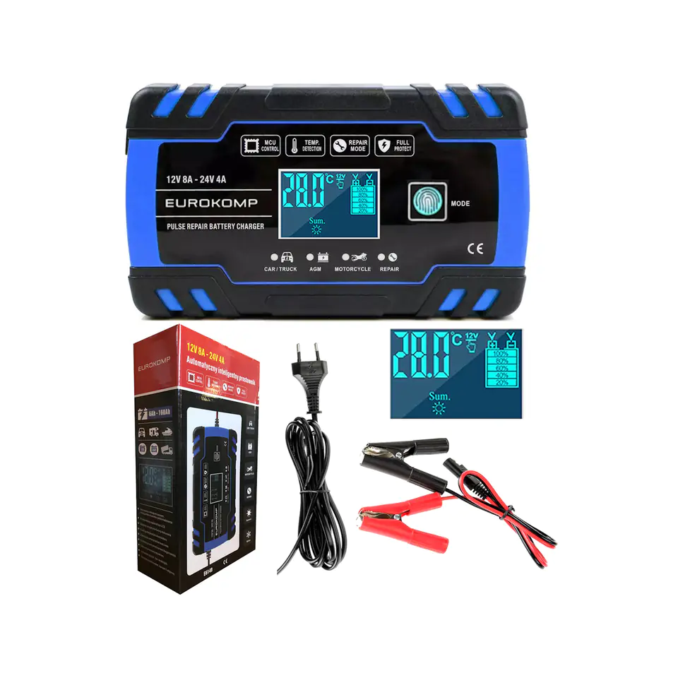 ⁨Automatic charger 12 V 8A-24V 4A E6148⁩ at Wasserman.eu