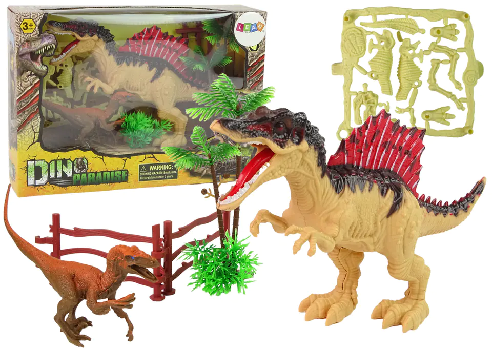 Large Dinosaur Park Jurassic Set Compsognate Spinosaurus Skeleton at Wasserman.eu