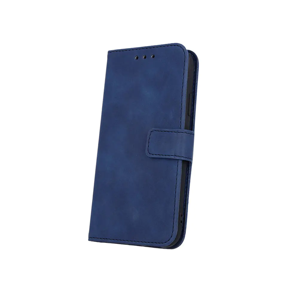 ⁨Etui XIAOMI REDMI 9A Smart Velvet Case Skóra Ekologiczna granatowe⁩ w sklepie Wasserman.eu