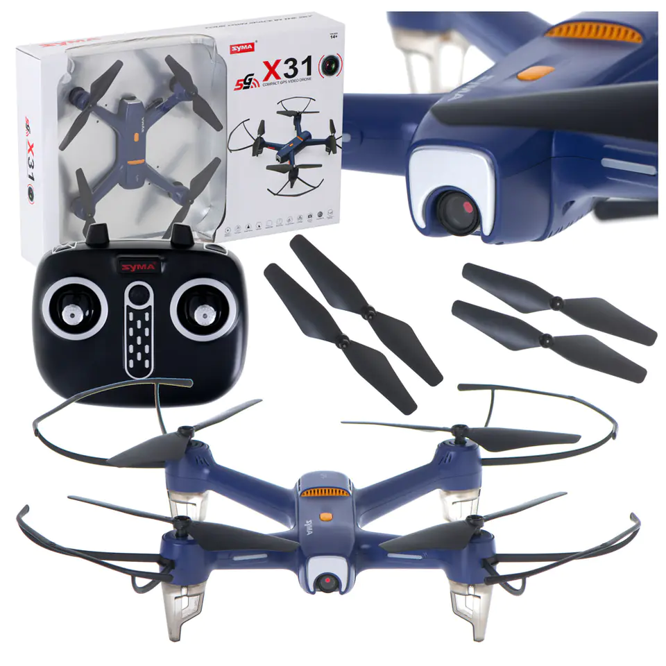 Dron z kamerą na pilota zdalnie sterowany RC Syma X31 2,4GHz GPS 5G kamera HD w sklepie Wasserman.eu