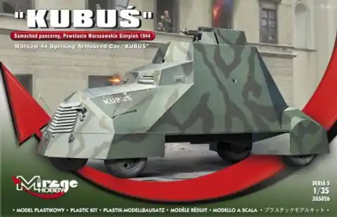 ⁨Kubus himself. armored Rebellion Warsaw⁩ at Wasserman.eu