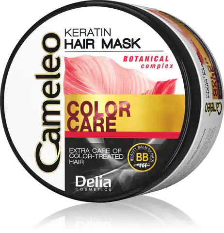 ⁨Delia Cosmetics Cameleo BB Maska keratynowa włosy farbowane i rozjaśniane 200 ml⁩ w sklepie Wasserman.eu