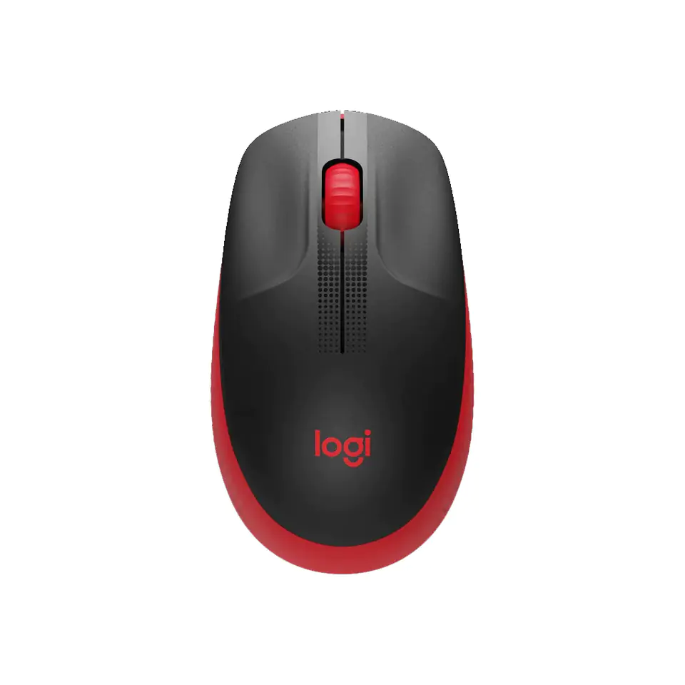 ⁨MYSZ LOGITECH NANO WIRELESS MOUSE M190 RED⁩ w sklepie Wasserman.eu