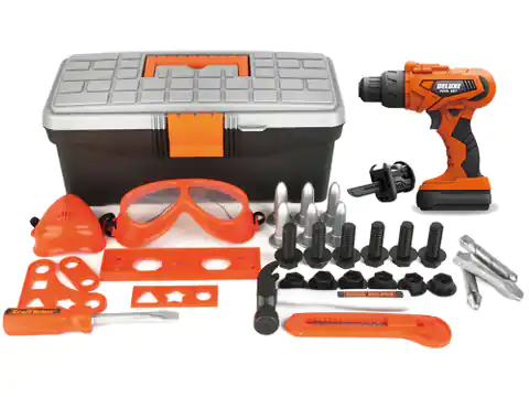 ⁨DIY Kit Tool Box Battery Operated Drill⁩ at Wasserman.eu