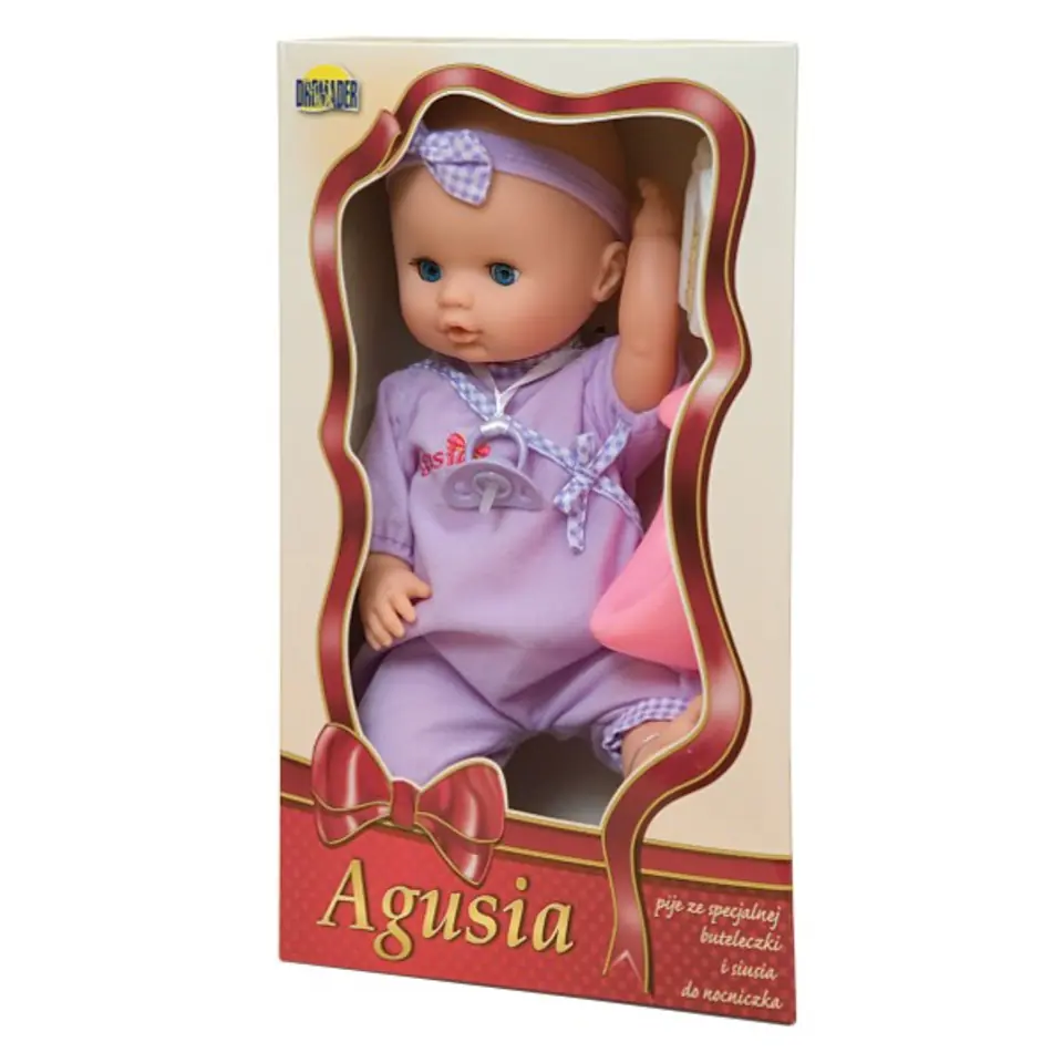Doll Agusia drinks and pees at Wasserman.eu