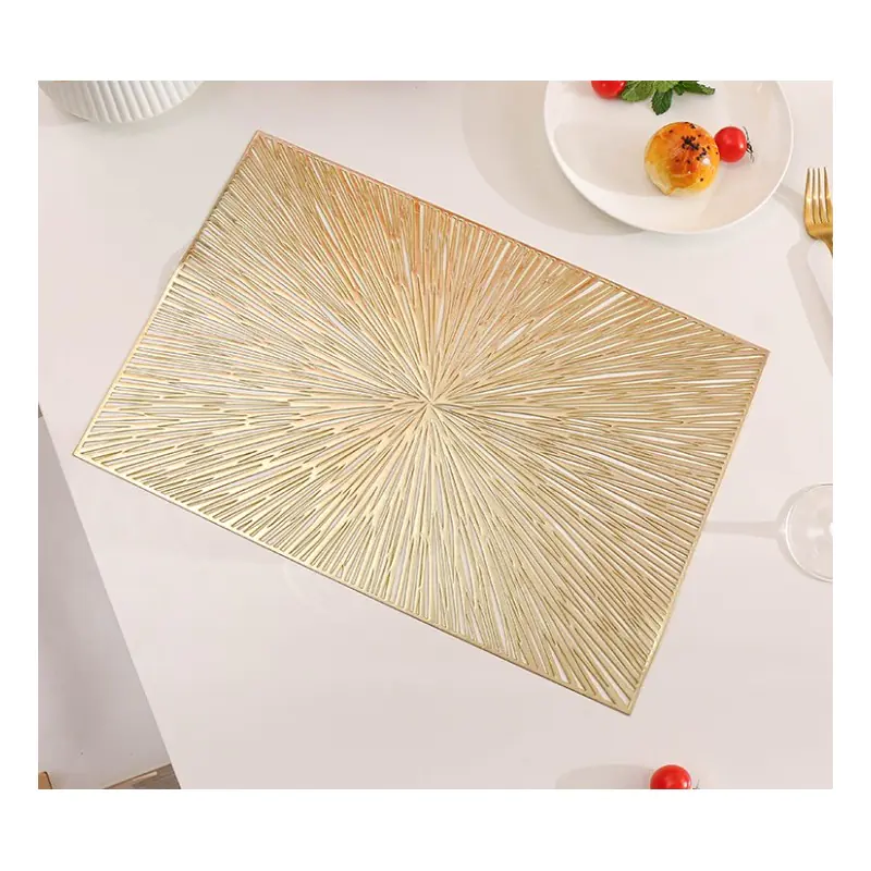 ⁨Podkładka na stół 45x30 cm złota ażur MP14⁩ w sklepie Wasserman.eu