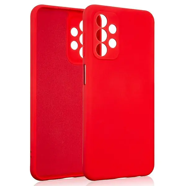 ⁨Beline Silicone Case Samsung A23 5G A236 red/red⁩ at Wasserman.eu