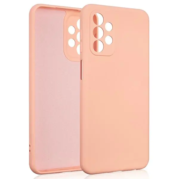 ⁨Beline Silicone Case Samsung A23 5G A236 rose-gold/rose gold⁩ at Wasserman.eu