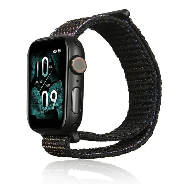 ⁨Beline pasek Apple Watch Nylon 42/45/45/49mm czarny /black⁩ w sklepie Wasserman.eu