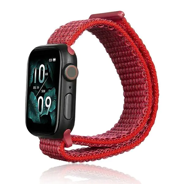 ⁨Beline pasek Apple Watch Nylon 38/40/41mm czerwony /red⁩ w sklepie Wasserman.eu