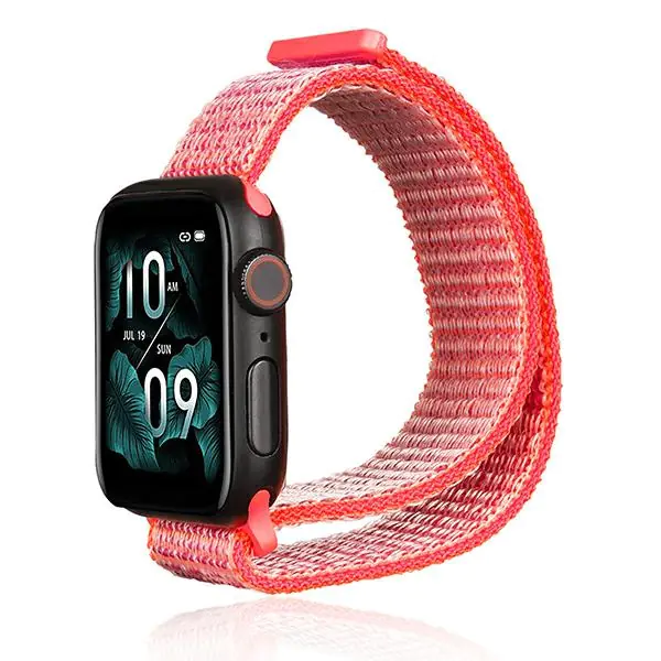 ⁨Beline pasek Apple Watch Nylon 42/45/45/49mm różowy /hot pink⁩ w sklepie Wasserman.eu