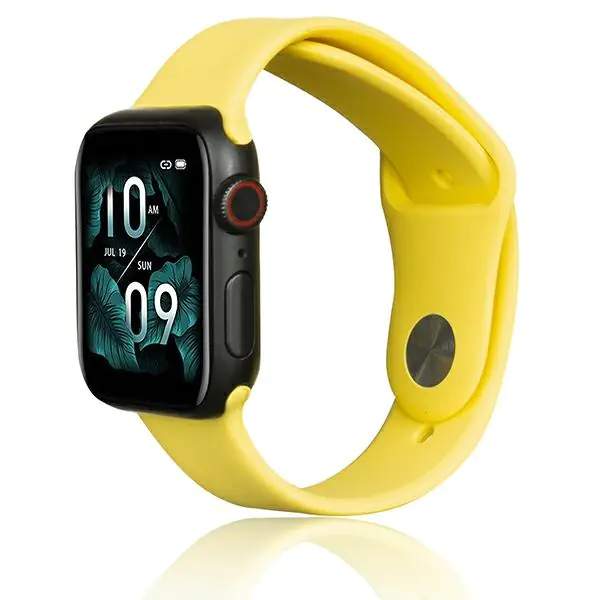 ⁨Beline pasek Apple Watch Silicone 42/44/45/49mm żółty /yellow⁩ w sklepie Wasserman.eu