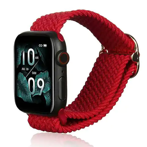 ⁨Beline pasek Apple Watch Textile 38/40/41mm czerwony /red⁩ w sklepie Wasserman.eu