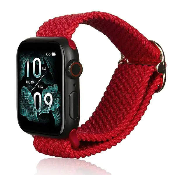⁨Beline pasek Apple Watch Textile 42/44/45/49mm czerwony /red⁩ w sklepie Wasserman.eu