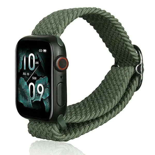 ⁨Beline pasek Apple Watch Textile 42/44/45/49mm zielony /green⁩ w sklepie Wasserman.eu