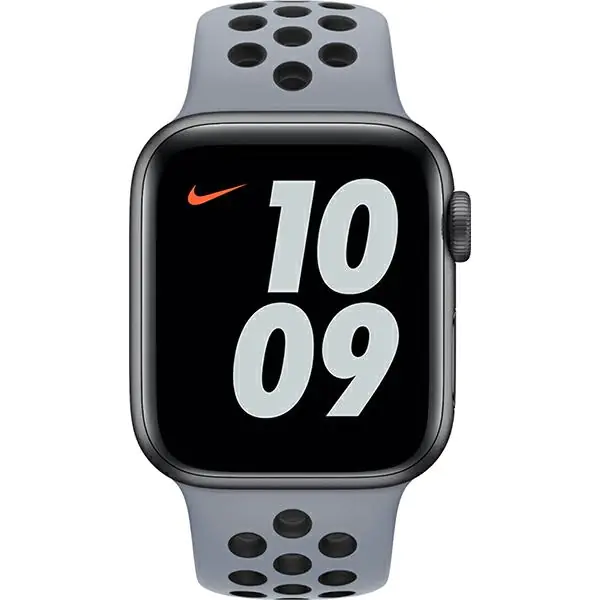 ⁨Apple Watch MG3V3AM/A 38/40/41mm Nike Sport Brand Grey-Black/Obsidian mist-black⁩ at Wasserman.eu