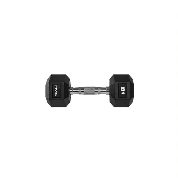 ⁨Dumbbell 6 kg HMS HEX-PRO 6⁩ at Wasserman.eu