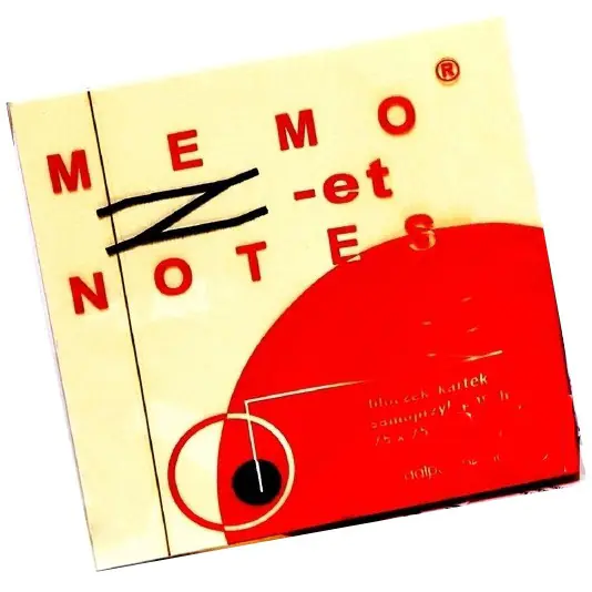 ⁨Bloczek samoprzylepny Z-NOTES 75x75mm żółty MEMO⁩ w sklepie Wasserman.eu