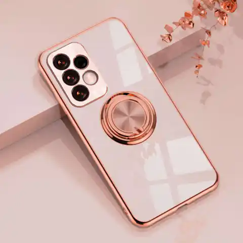 ⁨Alogy TPU Luxury Ring Case with Finger Holder for Samsung Galaxy A53 5G pink⁩ at Wasserman.eu