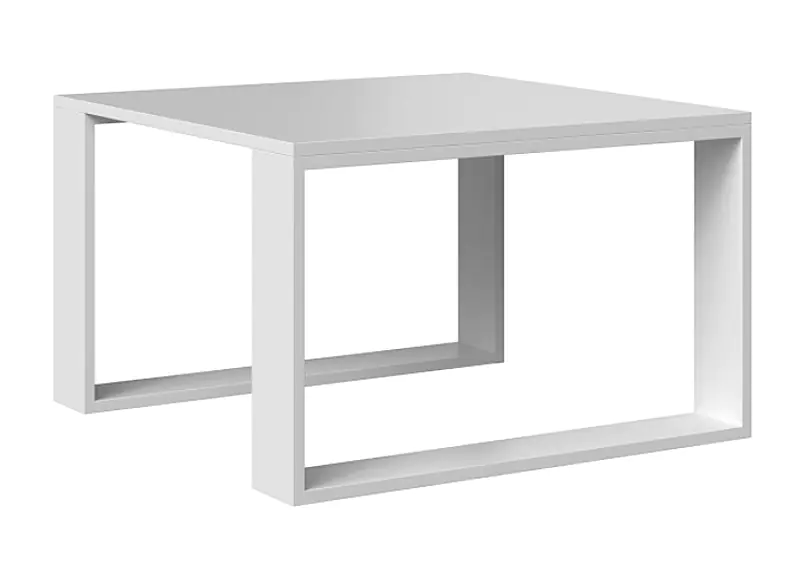 ⁨MODERN MINI table 67x67x40 cm white⁩ at Wasserman.eu