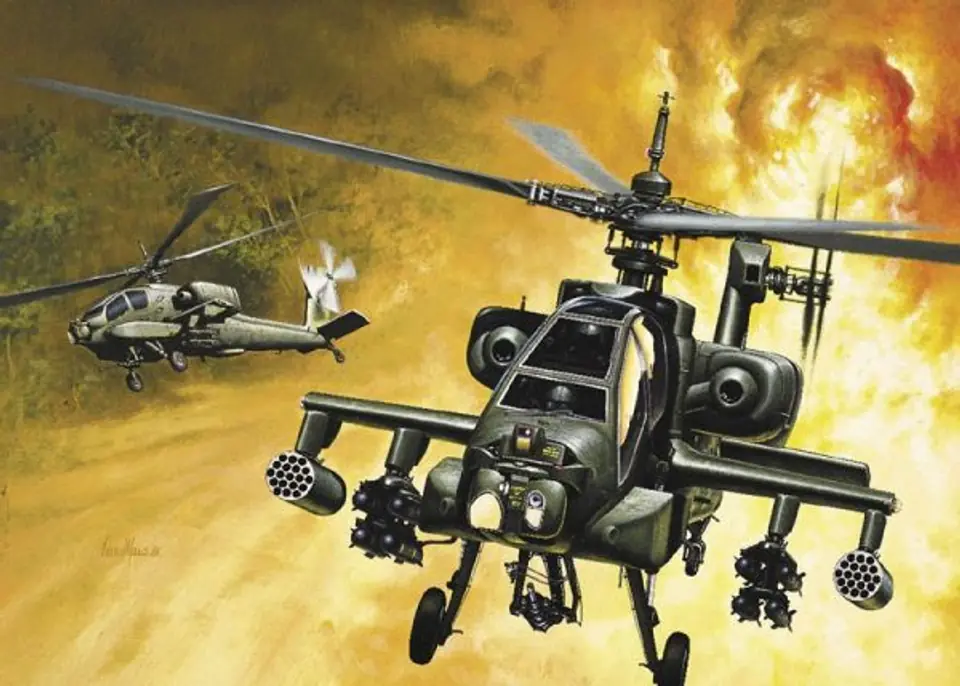 ⁨ITALERI AH-64A Apache⁩ at Wasserman.eu