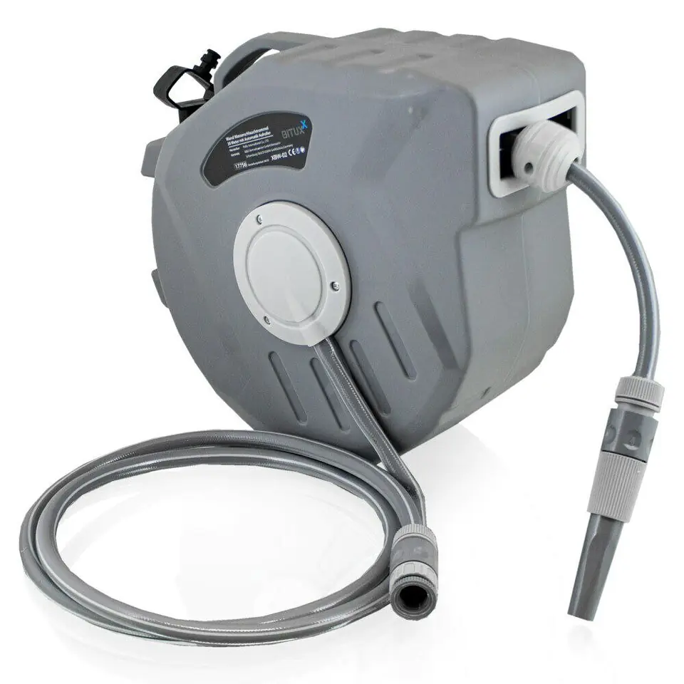 GARDEN DRUM HOSE AUTOMATIC REEL 20M at Wasserman.eu