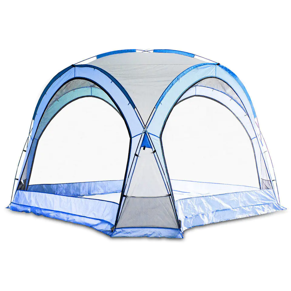 ⁨Garden pavilion Lockable Tent 3,5x3,5m sidewalls blue⁩ at Wasserman.eu