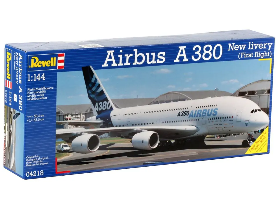 ⁨Airbus A 380⁩ at Wasserman.eu