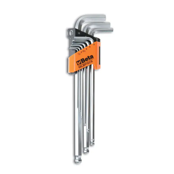 ⁨SET OF HEX KEY 9 PCS 1.5-10MM⁩ at Wasserman.eu