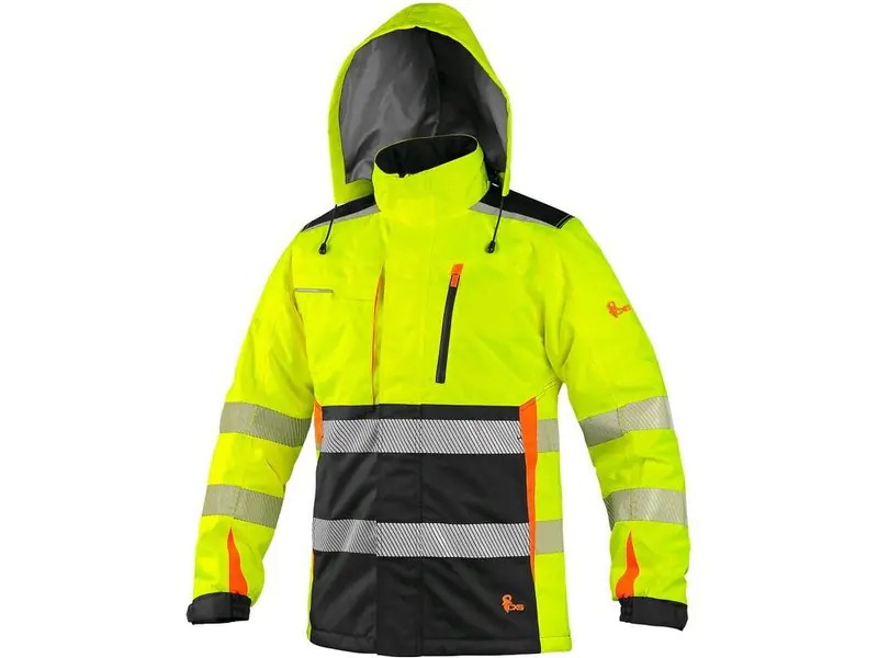 ⁨INSULATED JACKET YELLOW-BLACK CXS BENSON SIZE XL⁩ at Wasserman.eu