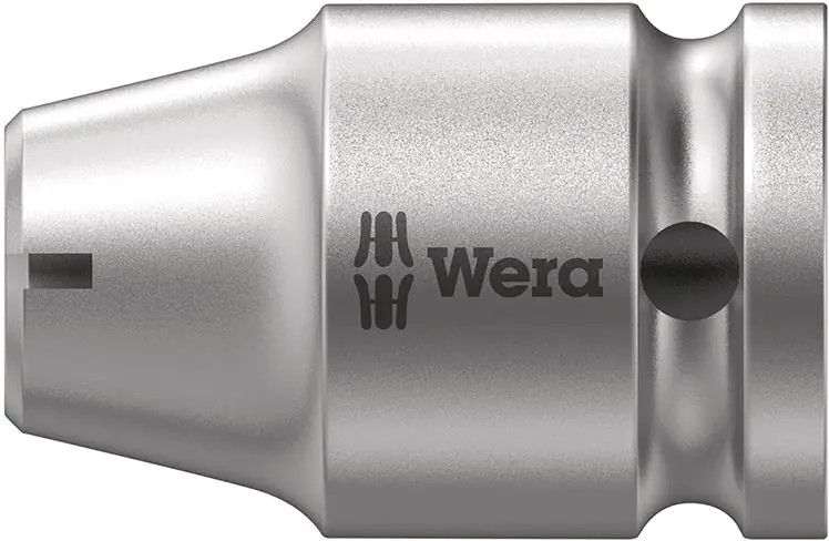 ⁨Adapter for 1/2 bit to 5/16" bits, 25mm Wera⁩ at Wasserman.eu