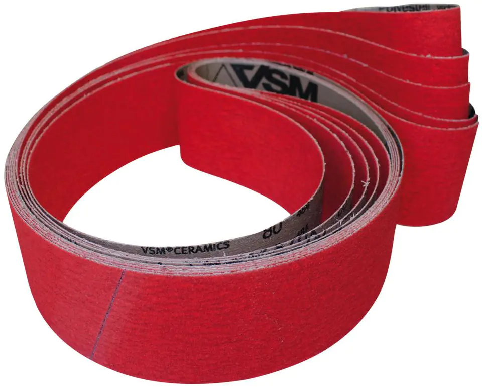 ⁨Abrasive tape, ceramic grain 6x610mm K60 VSM⁩ at Wasserman.eu