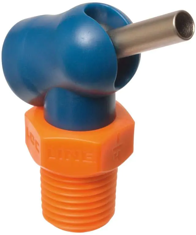 ⁨High-pressure nozzle. XW for hose 1/8", 70 bar Ø3x0mm,grey LOC-LINE⁩ at Wasserman.eu