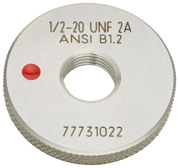 ⁨Thread ring gauge, transitiveDIN2299 M33⁩ at Wasserman.eu