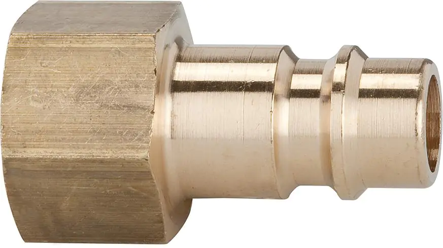 ⁨Plug-in nipple brass for connector ? Nom. 7,2mm, internal thread G 3/8" RIEGLER⁩ at Wasserman.eu