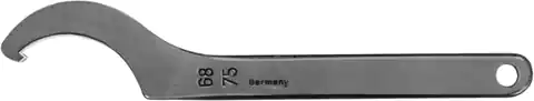⁨Klucz hakowy z noskiem DIN1810A 205-220mm AMF⁩ w sklepie Wasserman.eu