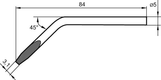 ⁨Soldering tip, chisel, bent 0052JD Ersa⁩ at Wasserman.eu