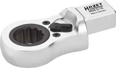 ⁨Plug-in eyelet wrench. with ratchet 17mm 14x18mm HAZET⁩ at Wasserman.eu