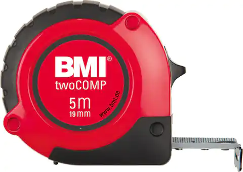 ⁨Tasma miernicza kieszonkowa twoCOMP 3mx16mm BMI⁩ w sklepie Wasserman.eu