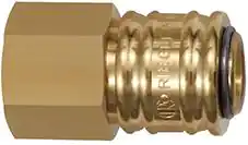 ⁨Szybkozlacze z mosiadzu, srednica nom.7,2mm, gwint wewnetrzny G 1/4" RIEGLER⁩ w sklepie Wasserman.eu