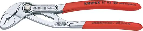 ⁨Cobra pipe adjustable pliers, 8703180 with a handle. from create.artificial. 180mm, KNIPEX⁩ at Wasserman.eu