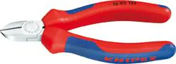 ⁨Side cutting pliers for electromechanics, chrome-plated, insulated125mmKNIPEX⁩ at Wasserman.eu