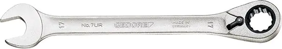 ⁨Flat wrench with ratchetring,switch, 8mm GEDORE⁩ at Wasserman.eu