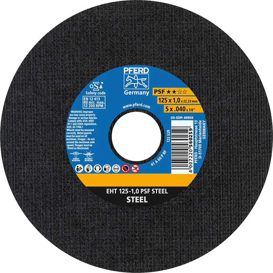 ⁨Cutting disc, straight A24PPS 178x3mm PFERD⁩ at Wasserman.eu