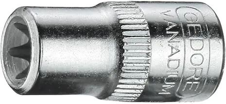 ⁨1/4" socket end for Torx 4x25mm GEDORE head screws⁩ at Wasserman.eu