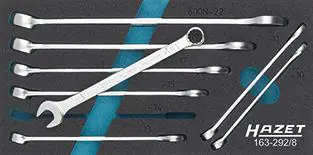 Tool module.163-292/8 Combination spanners HAZET at Wasserman.eu