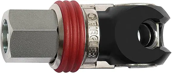 ⁨Quick connector stainless steel, diameter nom. 7,2mm,internal thread G1/4" RIEGLER⁩ at Wasserman.eu