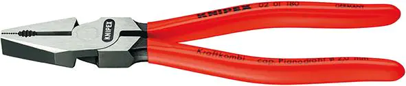 ⁨Szczypce uniwersalne (kombinerki), 180 mm, o zwiększonym przełożeniu, 02 01 180, KNIPEX⁩ w sklepie Wasserman.eu